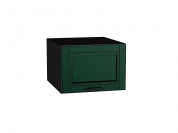 Шкаф верхний горизонтальный глубокий Дублин 358*500*574 Special Green / Graphite