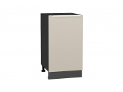 Шкаф нижний с 1-ой дверцей Фьюжн 816*450*480 Cream Silk / Graphite