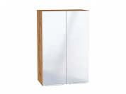 Шкаф верхний с 2-мя дверцами Фьюжн 920*600*320 Angel / Дуб Вотан