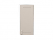 Шкаф верхний торцевой Лофт 920*300*306 Cream Silk / Белый