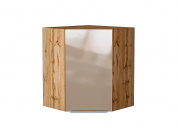 Шкаф верхний угловой Фьюжн 716*600*600 Gallant / Дуб Вотан