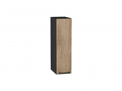 Шкаф верхний бутылочница Флэт 716*200*318 Natural Casella Oak 2S / Graphite