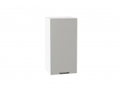 Шкаф верхний с 1-ой дверцей Флэт 716*350*318 Light Grey In 2S / Белый