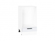Шкаф нижний под духовку Фрейм 816*450*480 White Silk / Белый