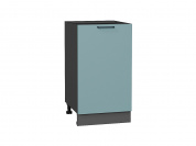 Шкаф нижний с 1-ой дверцей Флэт 816*450*478 Grey-green In 2S / Graphite