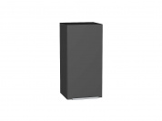 Шкаф верхний с 1-ой дверцей Фьюжн 716*350*320 Stormy Silk / Graphite