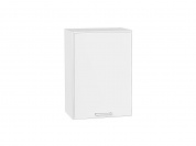 Шкаф верхний с 1-ой дверцей Квадро 716*500*321 Белый / Белый