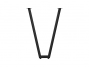 Подстолье Лофт V-образное регулируемое 820*550*100 Черный муар