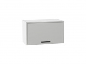 Шкаф верхний горизонтальный Фрейм 358*600*324 Grey Silk / Белый