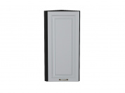 Шкаф верхний торцевой Ницца 920*300*304 Графит / Graphite