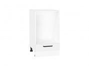 Шкаф нижний под духовку Нео 816*450*476 White Silk / Белый
