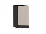 Шкаф нижний торцевой Квадро 816*296*555 Кашемир / Graphite