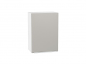 Шкаф верхний с 1-ой дверцей Фьюжн 716*500*320 Silky Light Grey / Белый