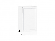 Шкаф нижний с 1-ой дверцей Сканди 816*450*480 White Silkwood / Белый