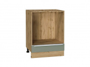 Шкаф нижний под духовку Фьюжн 816*600*476 Silky Mint / Дуб Вотан