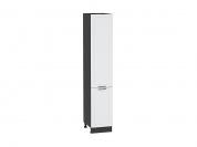 Шкаф пенал с 2-мя дверцами Барселона 2132*400*574 Белый / Graphite