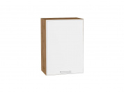 Шкаф верхний с 1-ой дверцей Квадро 716*500*321 Белый / Дуб Вотан