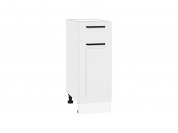 Шкаф нижний с 1-ой дверцей и ящиком Нео 816*300*480 White Silk / Белый