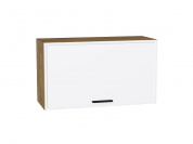 Шкаф верхний горизонтальный Фрейм 458*800*324 White Silk / Дуб Вотан