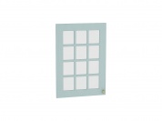Комплект фасадов Прованс со стеклом для каркаса Ф-35Н В509 916*496*16 Голубой