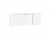 Шкаф верхний прямой угловой горизонтальный Флэт 358*1000*350 White In 2S / Белый