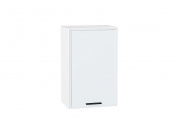 Шкаф верхний с 1-ой дверцей Фрейм 716*450*324 White Silk / Белый