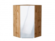 Шкаф верхний угловой Фьюжн 920*600*600 Angel / Дуб Вотан