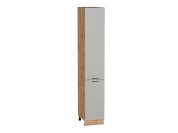 Шкаф пенал с 2-мя дверцами Флэт 2336*400*574 Light Grey In 2S / Дуб Вотан