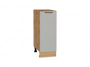 Шкаф нижний с 1-ой дверцей Флэт 816*300*478 Light Grey In 2S / Дуб Вотан