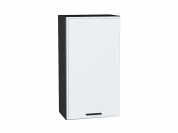 Шкаф верхний с 1-ой дверцей Фрейм 920*500*324 White Silk / Graphite