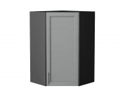 Шкаф верхний угловой Сканди 920*600*600 Grey Softwood / Graphite