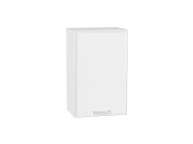 Шкаф верхний с 1-ой дверцей Квадро 716*450*321 Белый / Белый