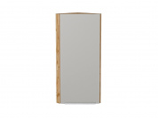 Шкаф верхний торцевой Фьюжн 920*300*306 Silky Light Grey / Дуб Вотан