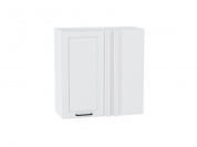 Шкаф верхний прямой угловой Барселона 716*700*351 Белый / Белый