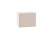 Шкаф верхний горизонтальный Квадро 358*450*321 Кашемир / Белый