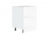 Фасад боковой Фрейм для нижнего шкафа 716*579*22 White Silk