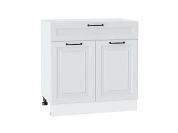 Шкаф нижний с 2-мя дверцами и ящиком Ницца 816*800*478 Blanco / Белый