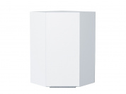 Шкаф верхний угловой Фьюжн 920*600*600 Silky White / Белый