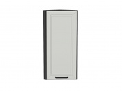 Шкаф верхний торцевой Нео 920*300*306 Grey Silk / Graphite