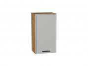 Шкаф верхний с 1-ой дверцей Фрейм 716*400*324 Grey Silk / Дуб Вотан