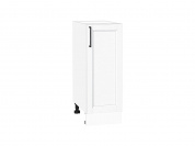 Шкаф нижний с 1-ой дверцей Сканди 816*300*480 White Silkwood / Белый