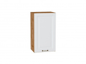 Шкаф верхний с 1-ой дверцей Ницца 716*400*318 Белый / Дуб Вотан