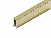 Плинтус для столешницы Модерн 15*7*3000 Матовое золото