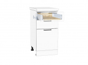 Ящик низкий POWER BOX1 85*368*447 Дуб Вотан/W Белый