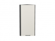 Шкаф верхний торцевой Флэт 920*300*306 Cashmere In 2S / Graphite