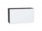 Шкаф верхний горизонтальный Фьюжн 458*800*318 Silky White / Graphite