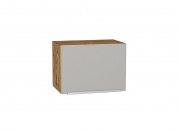 Шкаф верхний горизонтальный Фьюжн 358*500*320 Silky Light Grey / Дуб Вотан