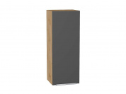 Шкаф верхний с 1-ой дверцей Фьюжн 920*350*320 Stormy Silk / Дуб Вотан