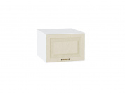 Шкаф верхний горизонтальный глубокий Ницца 358*500*574 Дуб крем / Белый