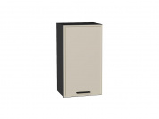 Шкаф верхний с 1-ой дверцей Фрейм 716*400*324 Cream Silk / Graphite